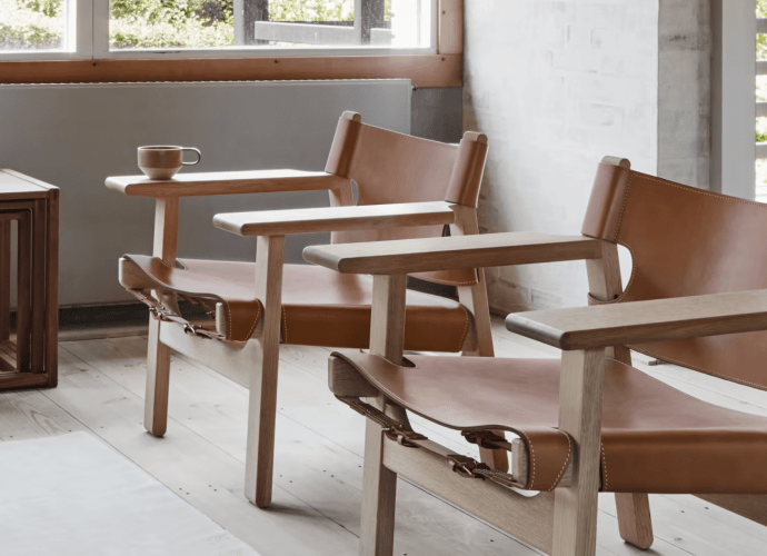 Børge Mogensen the Spanish Chair for Fredericia.